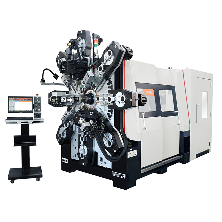 新款 CMM-660R 無凸輪多軸多功能電腦彈簧機(jī)